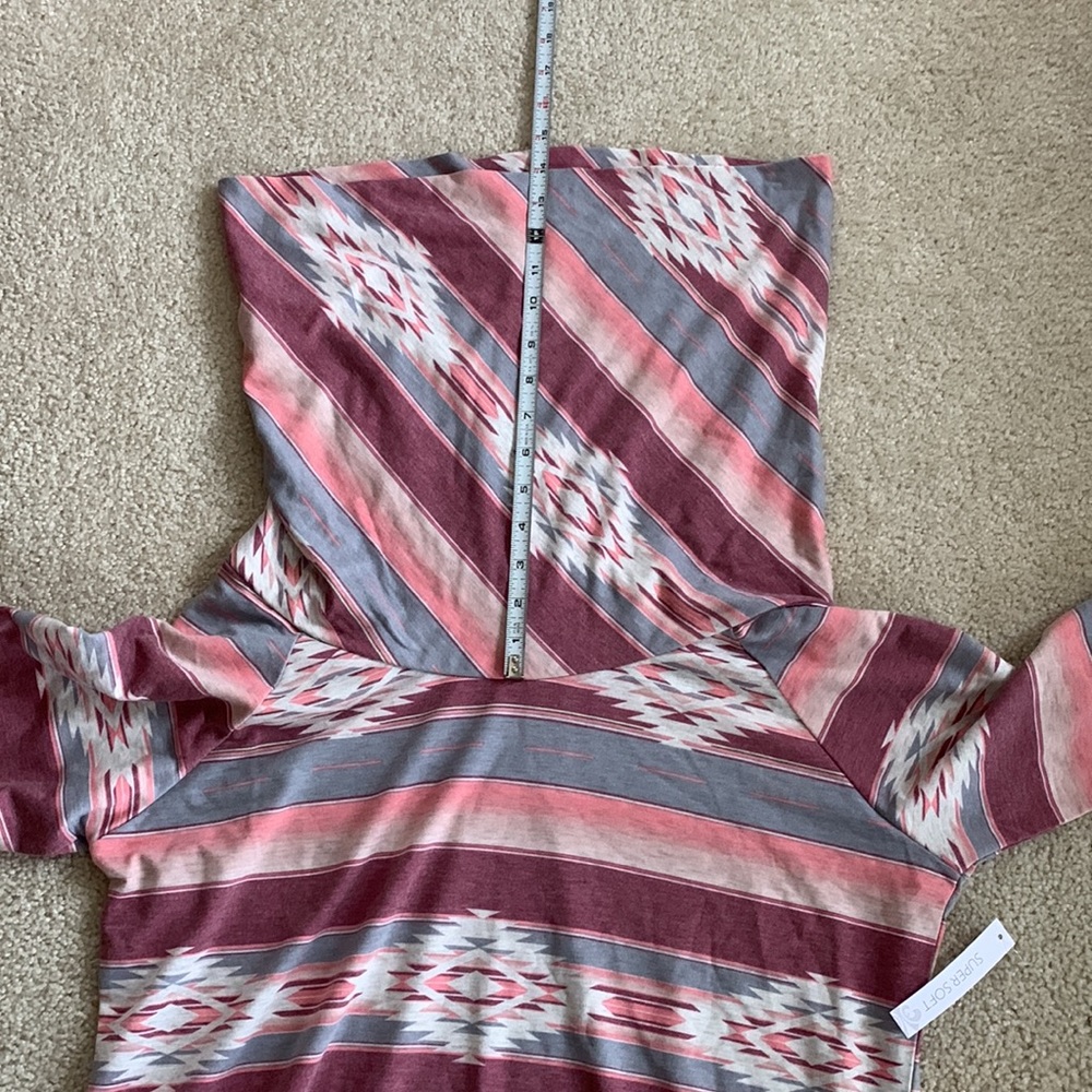 VANITY Women’s Aztec Print Tunic Long Sleeve Shirt. Size XL Brand New With Tags - Picture 5 of 16